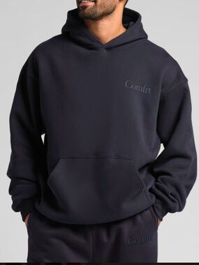 COMFRT NEW minimalist navy hoodie